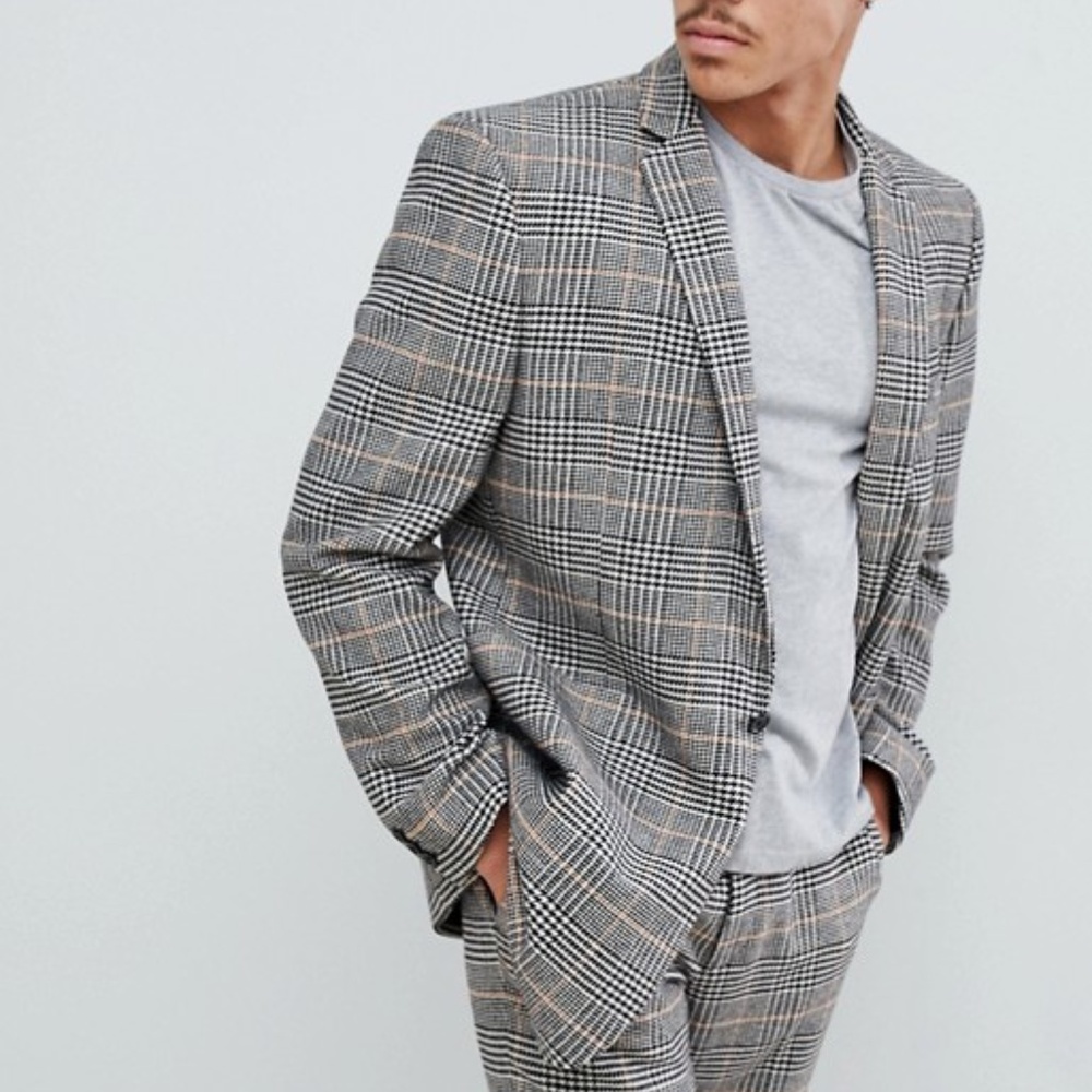 Mens Plaid Suit Jacket (ASOS brand)
